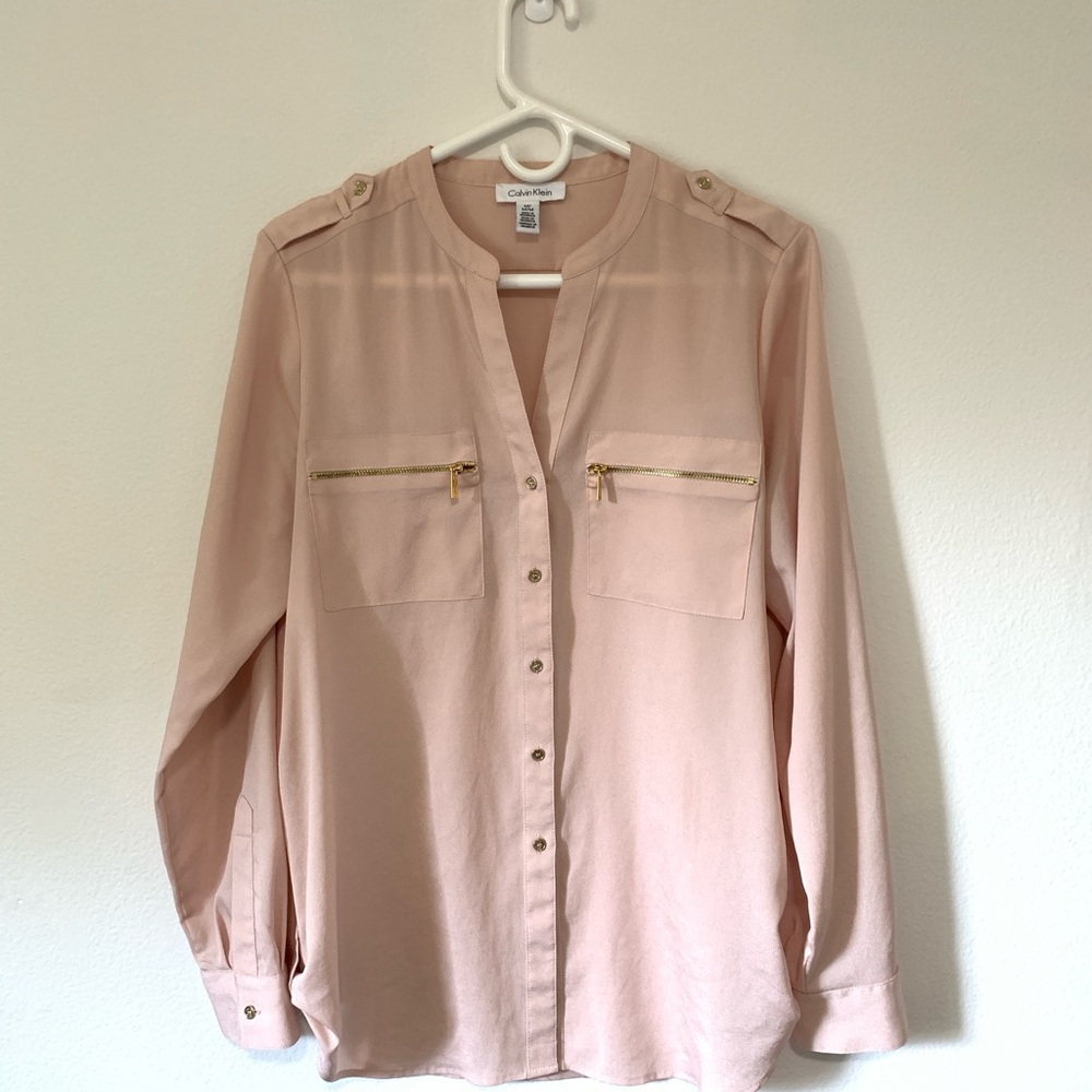 Calvin Klein Blush Pink Top